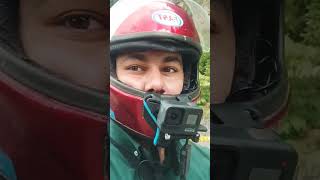 My motovlogs setup first time #dailyvlog #travel #vlog #goprohero8 #bike #motovlog #kashmir