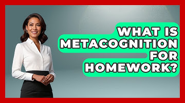 What Is Metacognition For Homework? - Junior Year Jumpstart