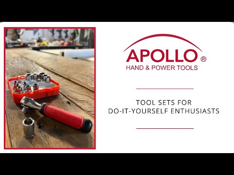 APOLLO TOOLS' 13 Piece ¼ Inch Drive Metric Socket Set Sized for Hard to ...