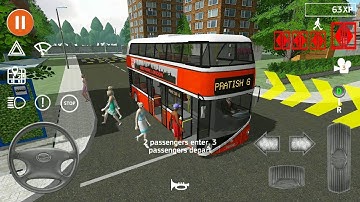Public Transport Simulator - #6 Double Decker Bus Game - Android IOS GamePlay FHD