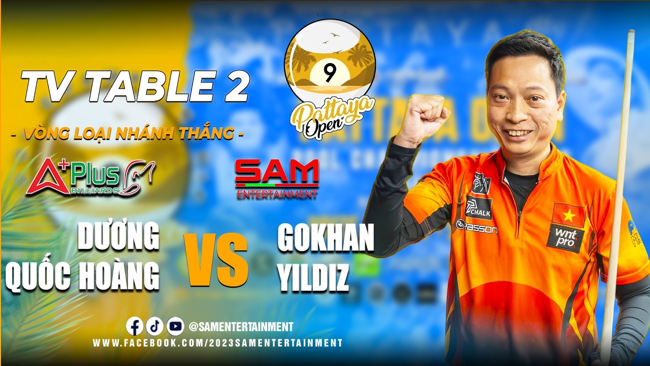 🔴 TRỰC TIẾP | JOHANN CHUA - LIU CHENG HSIUNG | VÒNG LOẠI  NHÁNH THẮNG | PATTAYAOPEN 2026