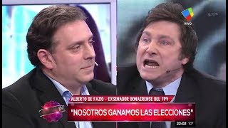 "Me vivo alimentando a bananas" Milei contra un peronista, Intratables- 06/09/16