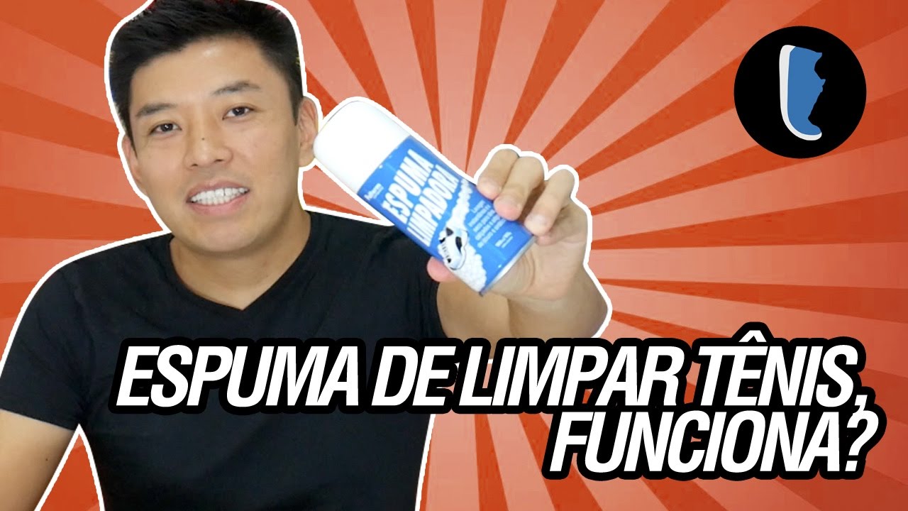 ESPUMA DE LIMPAR TÊNIS, FUNCIONA? - YouTube