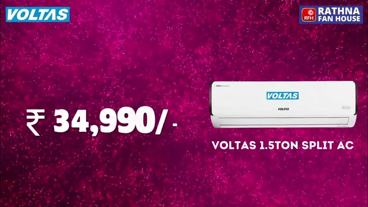 BUY VOLTAS AC AT RATHNA FAN HOUSE 💥💥💥💥💥 YouTube