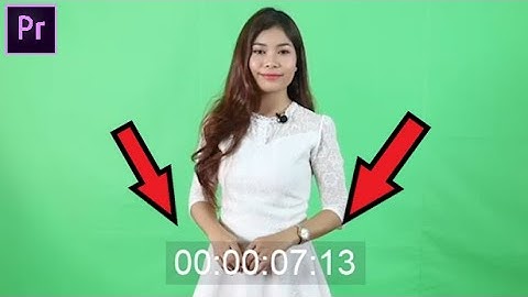 Add Timer | Tutorial Premiere Pro | 20 seconds Tutorial