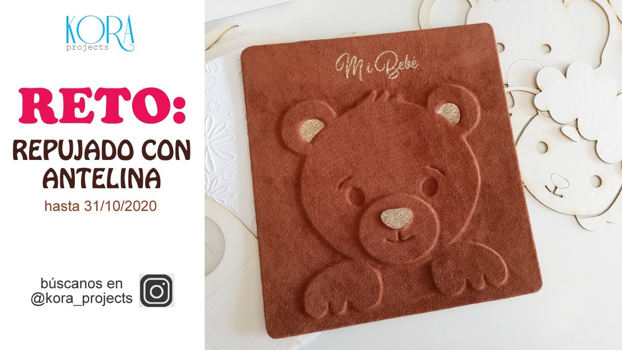 RETO de octubre: Repujado con Antelina. Cómo hacerlo paso a paso.