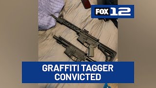 Portland graffiti tagger convicted on gun charges
