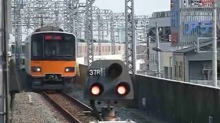 [長め警笛あり]東武50050系51052F 急行 北越谷駅ラッシュ時間帯通過