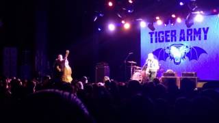 Tiger Army Firefall Brand new song first time live.