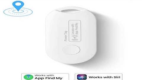 Global GPS Locator Mini Smart Tag Works with iPhone Find My APP Anti Lost Reminder Device Track