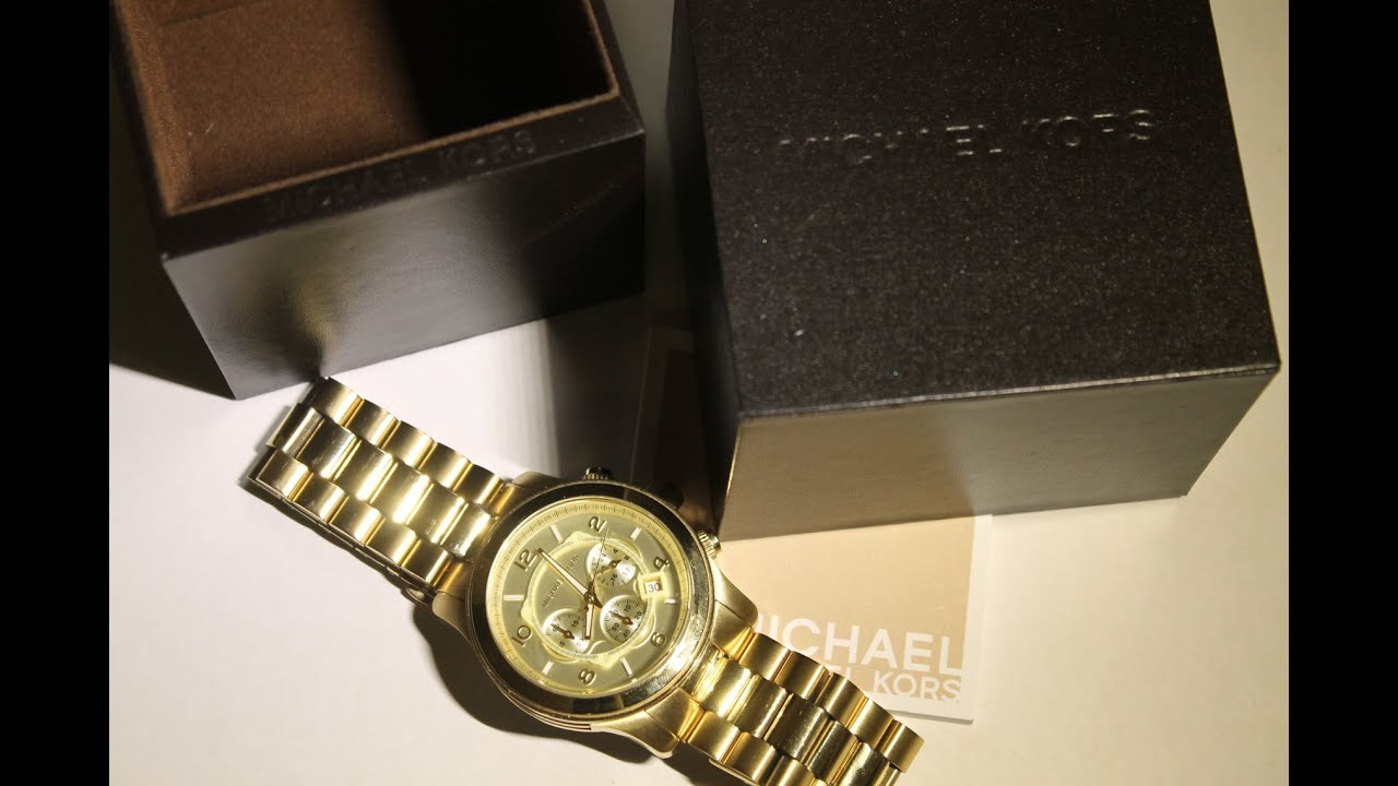 michael kors men's runway chronograph watch mk8077