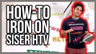 How To Properly Iron-On Siser Heat Transfer Vinyl