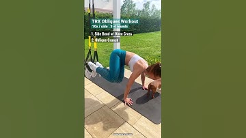 TRX Obliques Workout | TRX Core Exercises | #andreatothtrx #trxworkout #trxcore