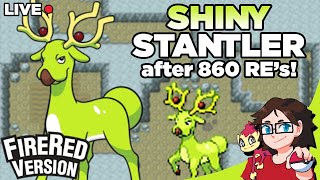 [LIVE] Shiny Stantler after only 860 RE's in Pokemon FireRed!