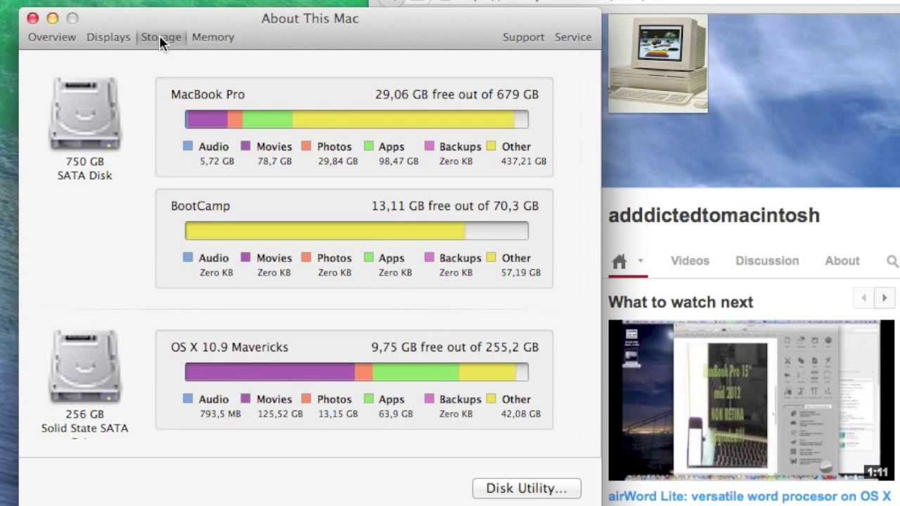 Mac os x disk usage analyzer