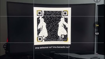 Bad Apple but I’m scanning the QR code