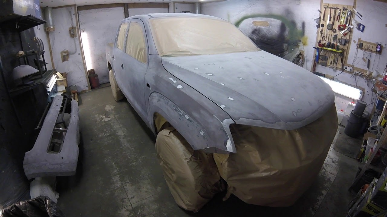 Покрасить раптором volkswagen t5