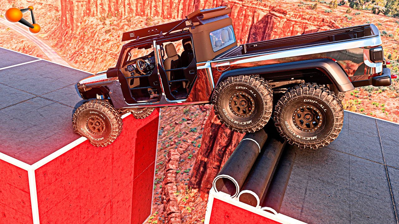 Stairs VS Cars #23 - BeamNG drive