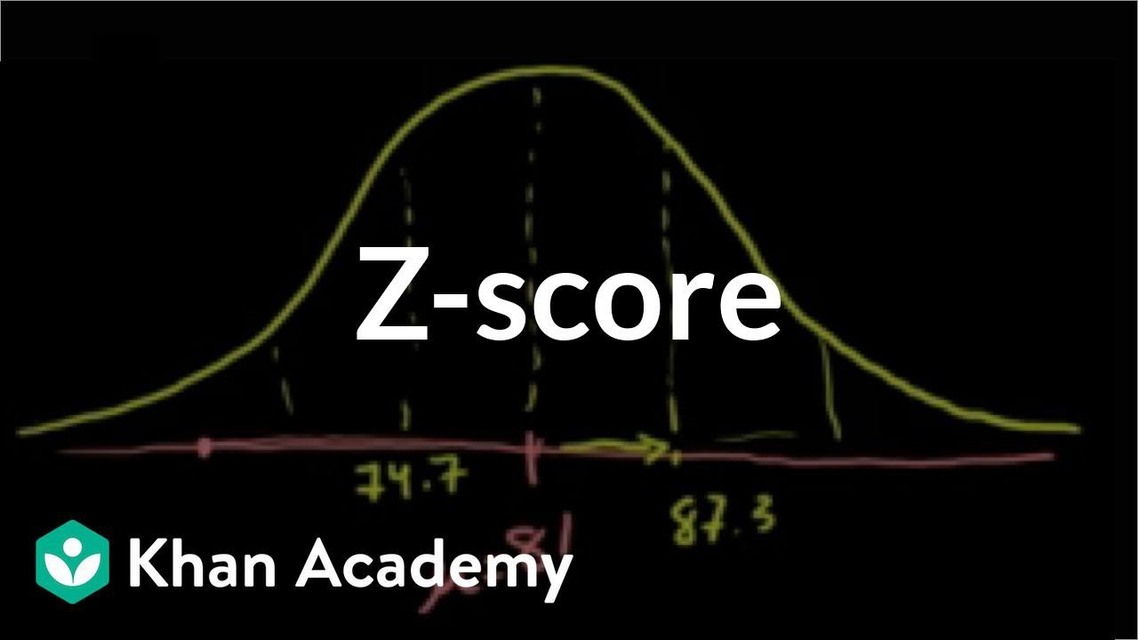 Normal Distribution Problem Z Scores From Ck12 Org Video Khan Academy