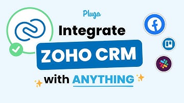 How to connect Zoho CRM with Facebook Lead Ads, Slack and OTHER APPS  - FAST & EASY Integration! ✨