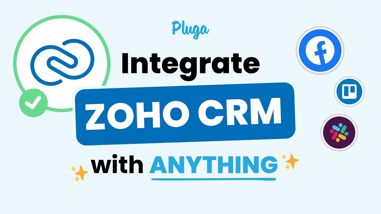 How to connect Zoho CRM with Facebook Lead Ads, Slack and OTHER APPS ...