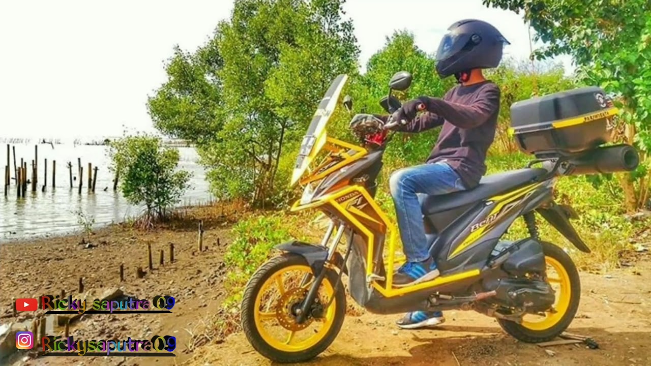 Modifikasi Beat Touring Supermoto YouTube