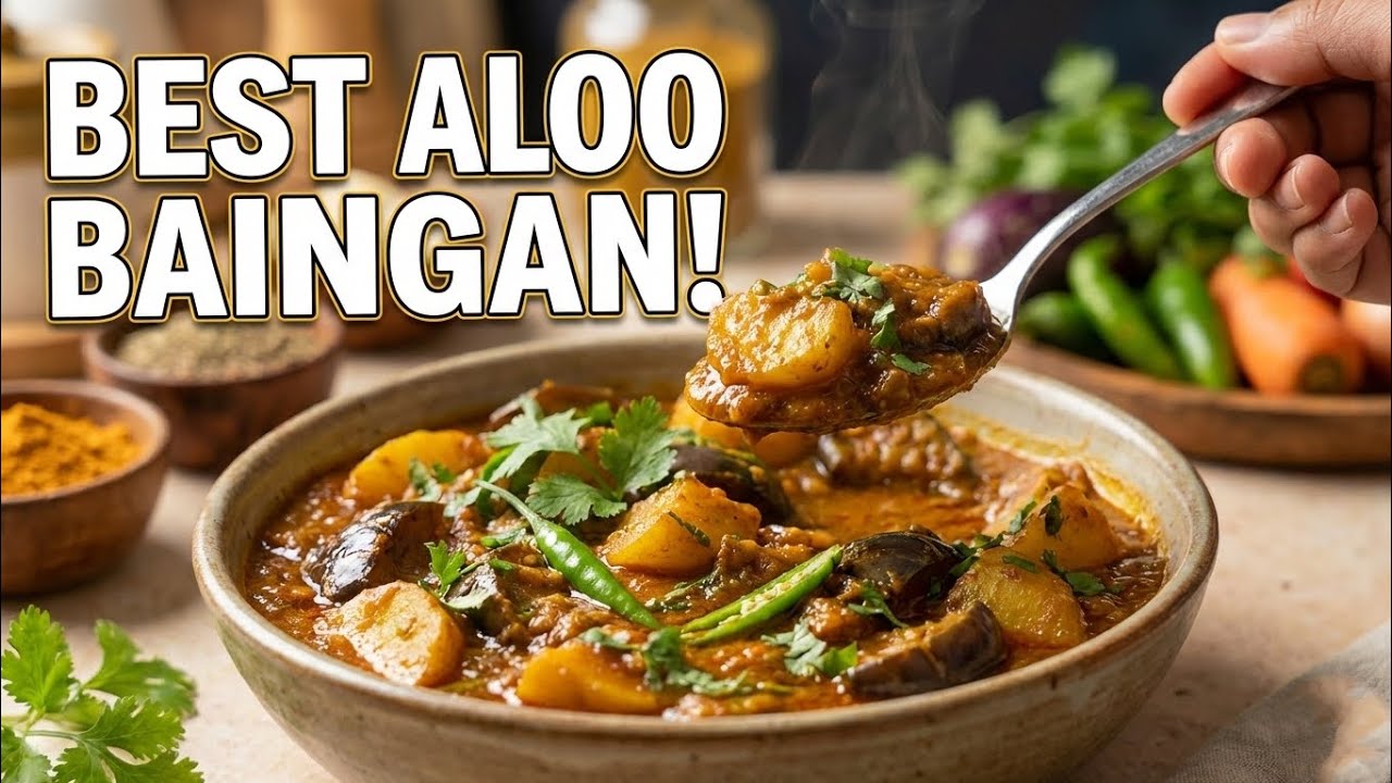 Aloo and baingan ki sabji