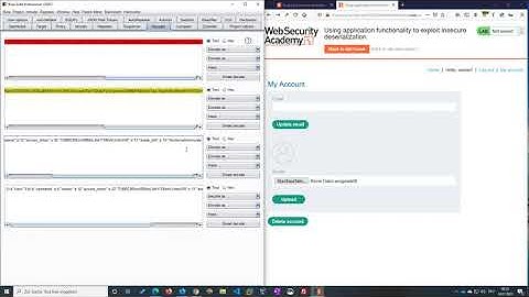 Using application functionality to exploit insecure deserialization (Video solution)