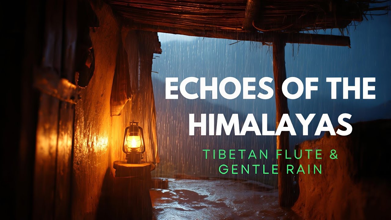 Echoes of the Himalayas: Deep Sleep Tibetan Flute & Gentle Rain for Mindful Rest