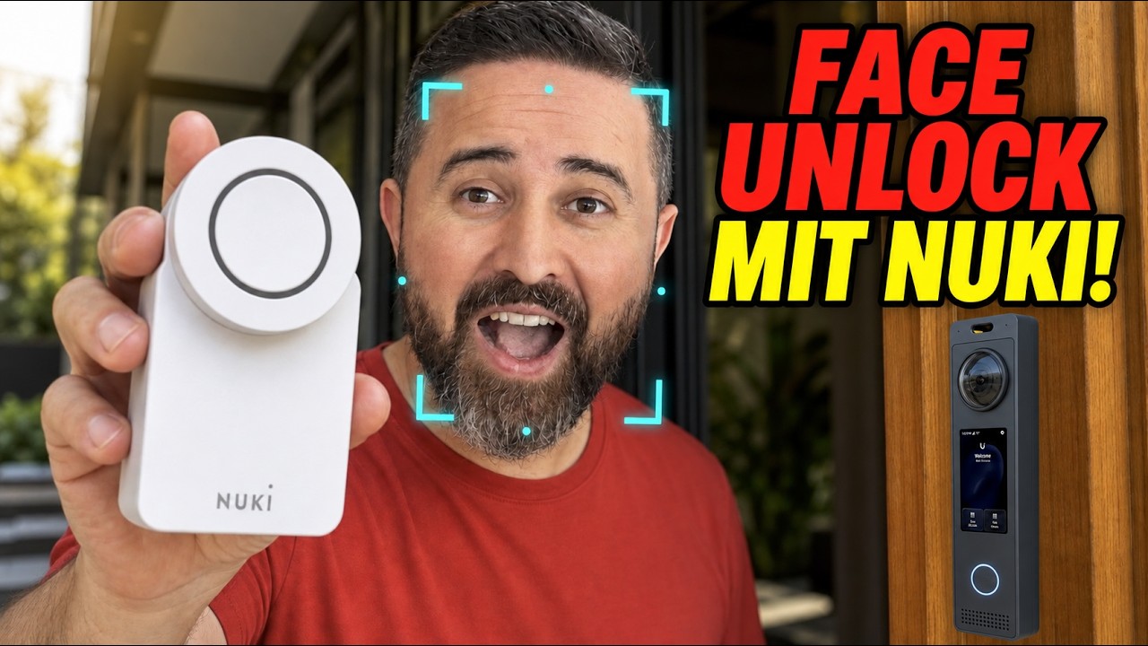 Ich habe meinem Nuki FACE UNLOCK beigebracht! 👀 | Smartzeug Video