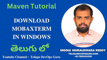 Download Mobaxterm in Windows in Telugu - Telugu DevOps Guru -Learn DevOps  from Scratch In Telugu