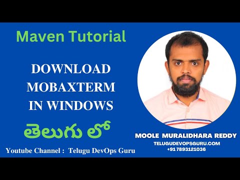 Download Mobaxterm in Windows in Telugu - Telugu DevOps Guru -Learn DevOps  from Scratch In Telugu