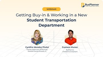 Webinar: Getting Buy-in & Working in a New Student Transportation Department