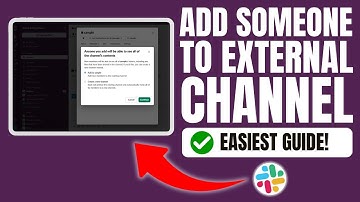 How to Add Someone to an External Slack Channel