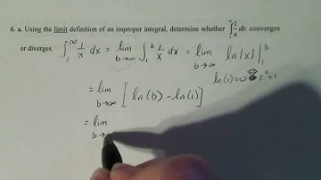 Calculus 2:  Part 1 of Improper Integration and Comparison of Improper Integrals