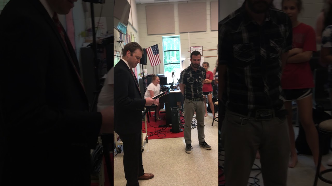 Rainbow Lake Middle School Teacher Receives Surprise Award