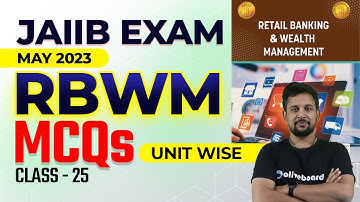JAIIB RBWM MCQs | Class - 25 | JAIIB RBWM Macmillan Book MCQs | JAIIB Macmillan Books Video