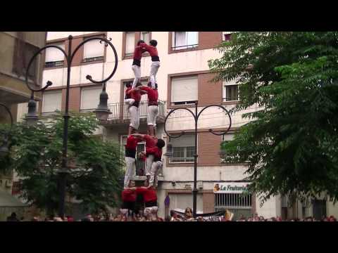 Castellers de Barcelona: 2d7 Serrallo 30/06/2012
