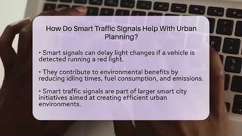 How Do Smart Traffic Signals Help With Urban Planning? - Talking Tech Trends