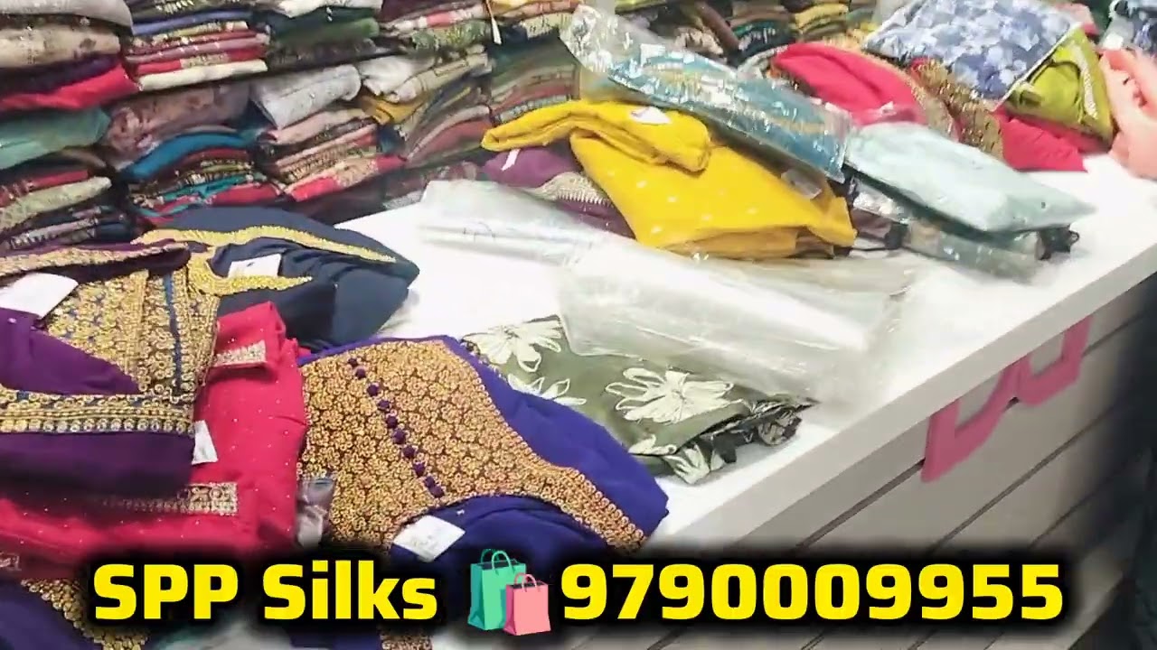 ‼️பட்டைய கிளப்பும் விலையில் நம்ம SPP Silks kurtis collection 🥰 | oppanakaara street Coimbatore 😍