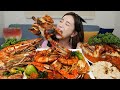 RUS SUB) огромный креветка приготовление пищи 🦐 KingTiger Shrimp Recipe Eatingshow Ssoyoung