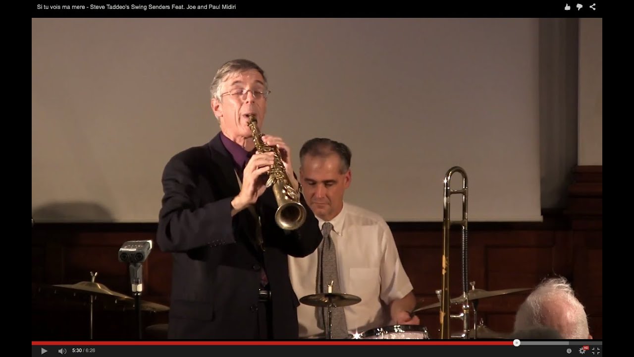 Si tu vois ma mere - Steve Taddeo's Swing Senders Feat. Joe and Paul Midiri
