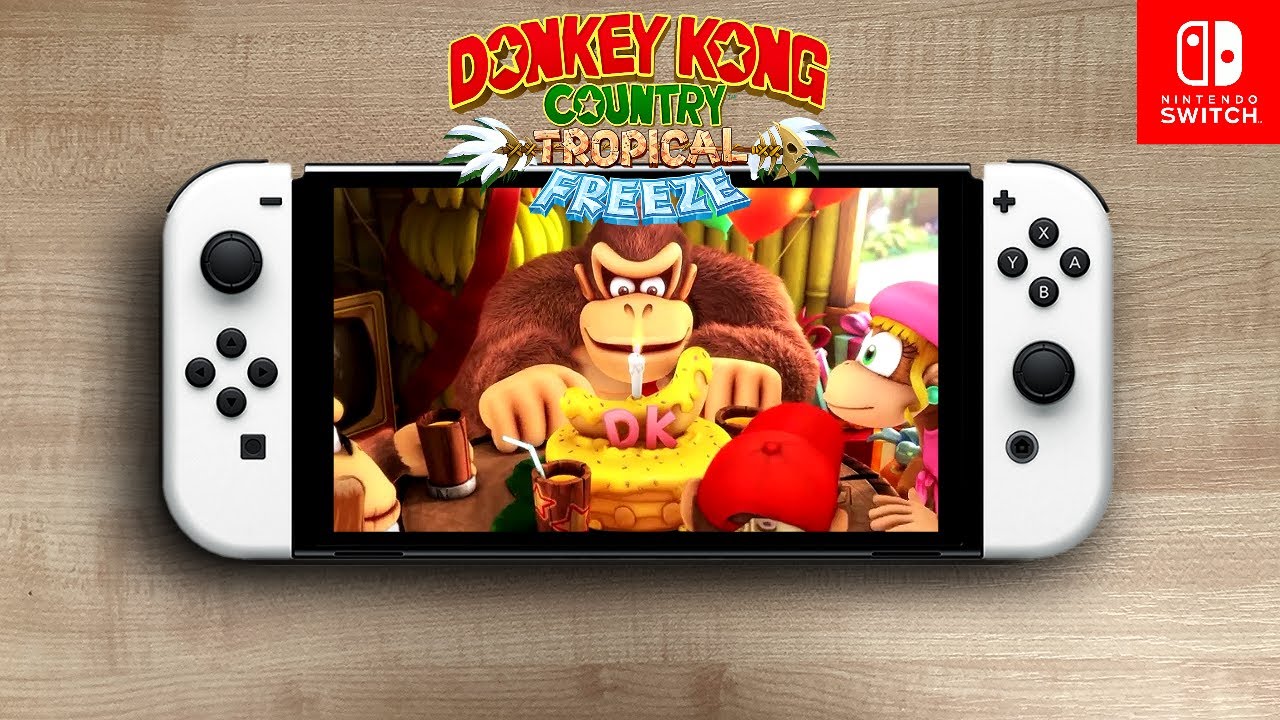 Donkey Kong Country: Tropical Freeze  Nintendo Switch Oled Gameplay 