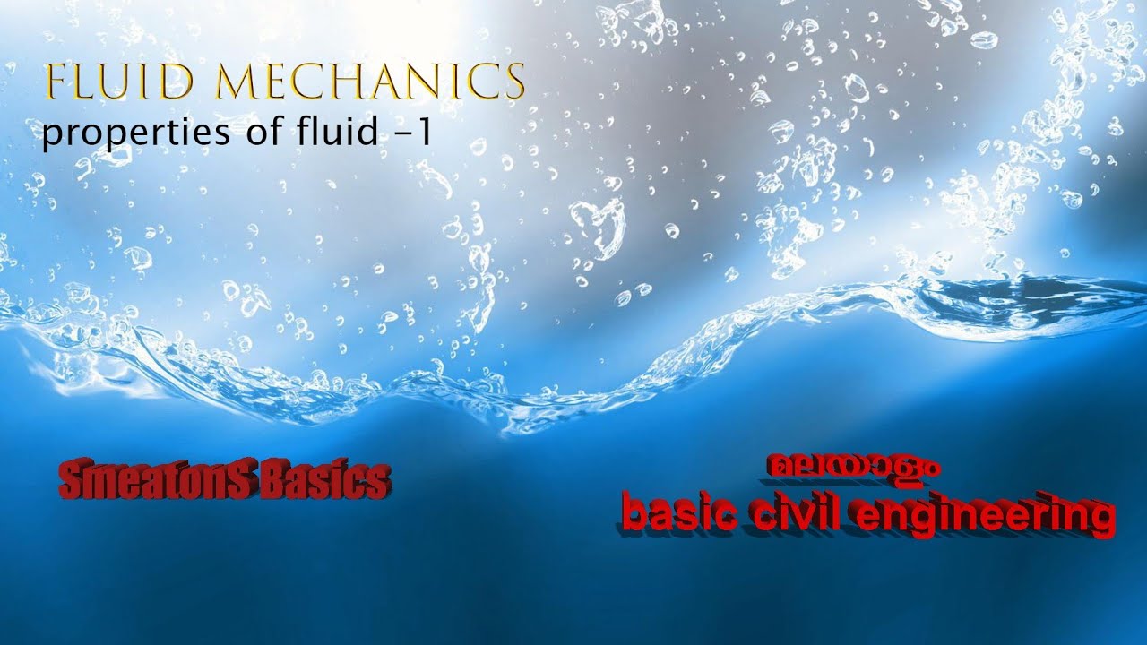 properties of fluid SmeatonS BasicS malayalam. YouTube