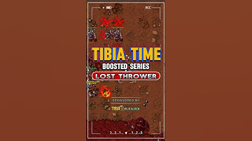 Tibia Time Boosted Series: Lost Thrower! #tibia #gaming #ayceadventure #shorts