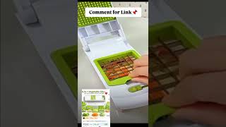 Multi-Functional 6-in-1 Vegetable Slicer and Mandoline Chopper#KitchenHacks #VegetableSlicer #MealPr