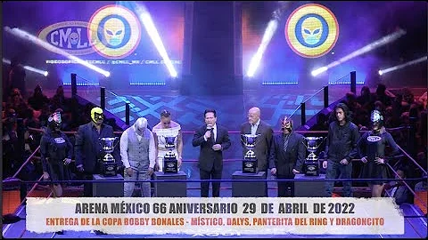 CMLL - ENTREGA DE LA COPA BOBBY BONALES  /  ARENA ...