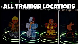 How to Find All Spirit Trainers Location (Flame, Wind, Frost and Thunder) in Anime Story Roblox