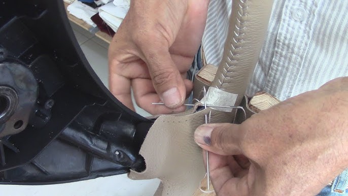 How to Repair Driver Seat Foam using kitchen knife and Tapered Grater  Home-made DIY. 