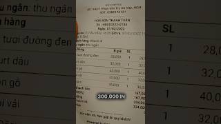 Why 300,000 restaurant bill? 🤯#observation #design #currency #economy #curiosity